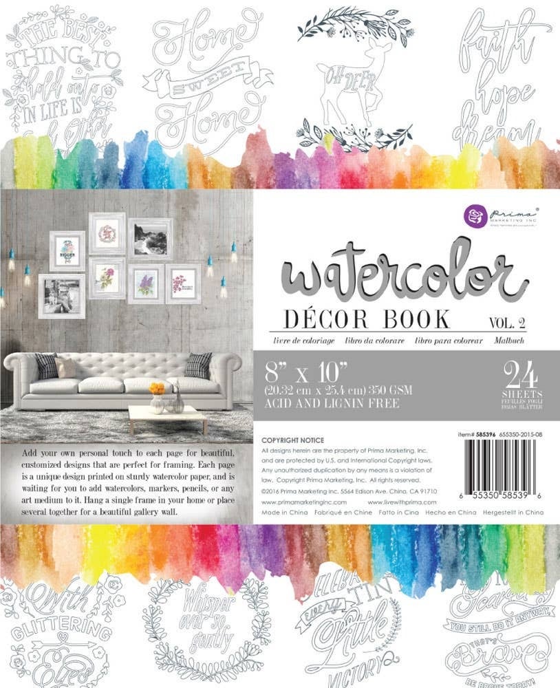 Color Happy: An Adult Coloring Book of Removable Wall Art Prints [Book]